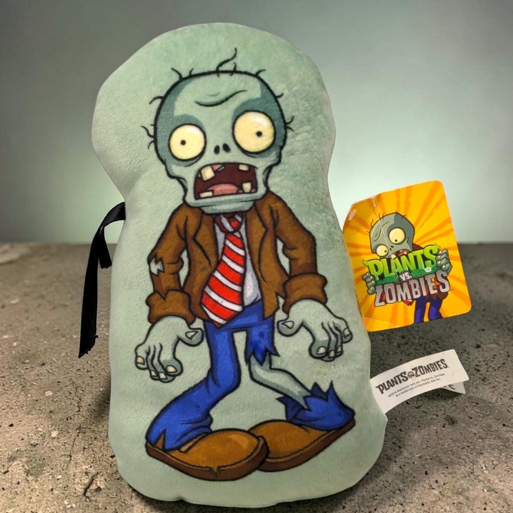 Sega Plants vs Zombies Plush 2016 Zombie Figure NWT PVZ Value Range 10"